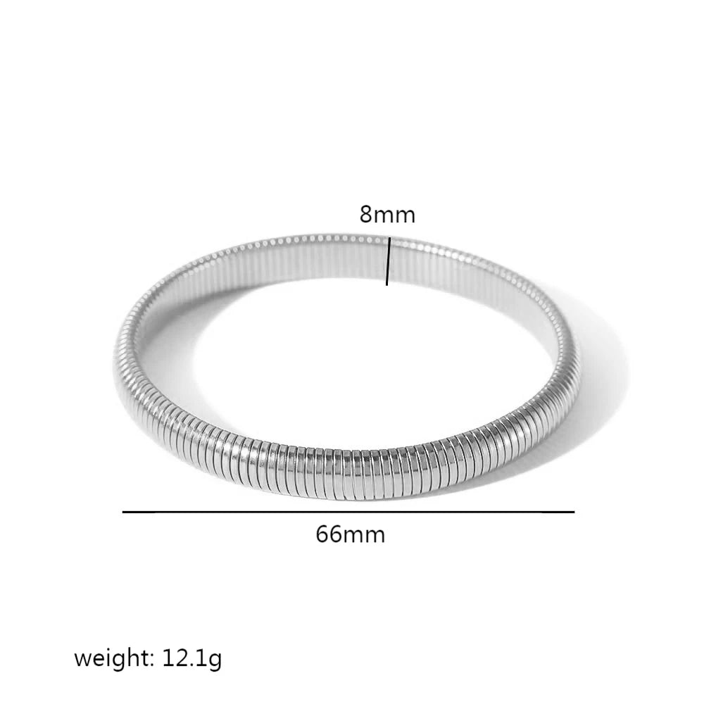 Gold Stainless Steel Bangle
