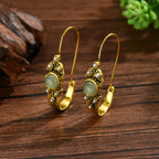 Retro Bohemian Copper Metal Pearl Jewelry Set