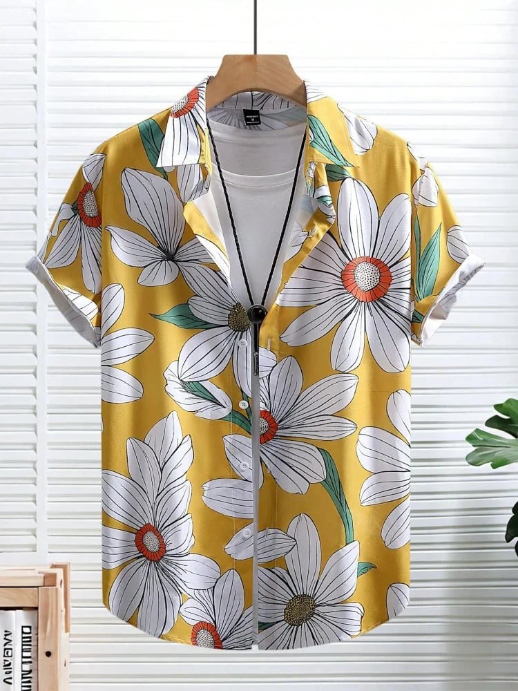 Beach Print Casual Shirt