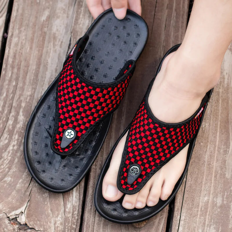 Canvas Comfort Beach Flip-Flops