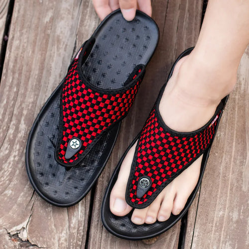 Canvas Comfort Beach Flip-Flops