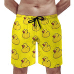 Funny Duck 3D Board Shorts