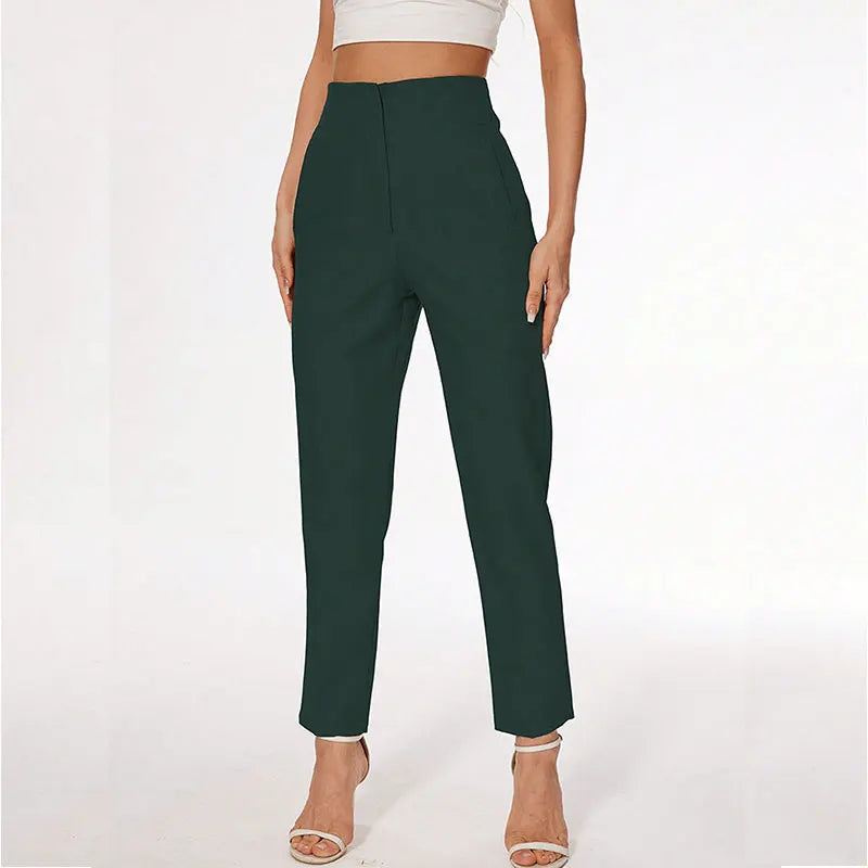 High Waist Slim Pencil Pants