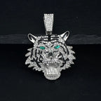 3D Tiger Pendant Necklace