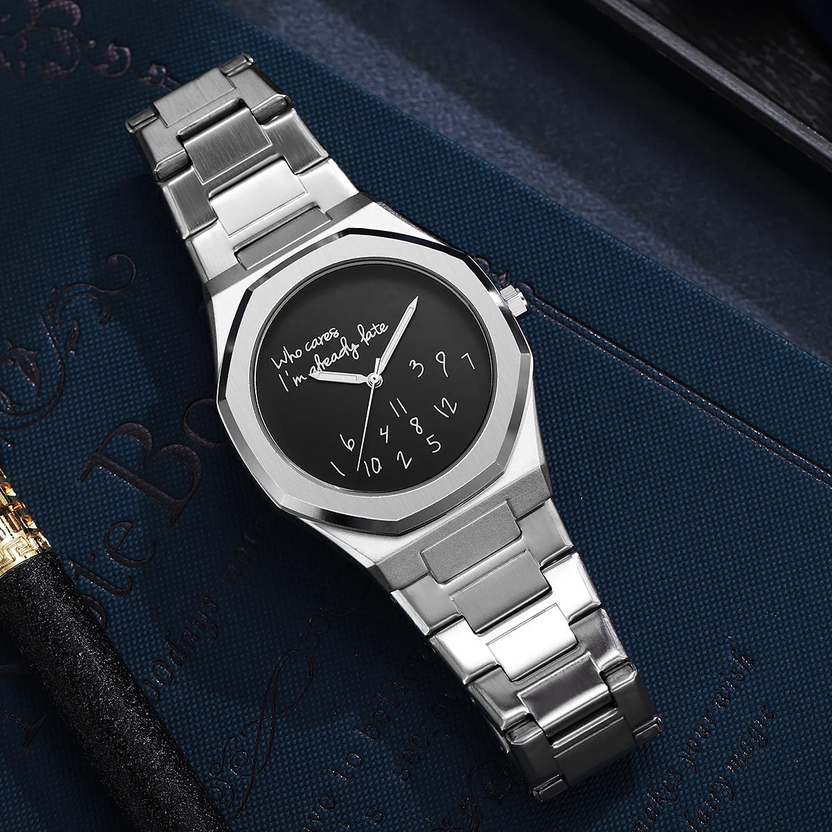 MOBANGTUO Arabic Digital Steel Watch