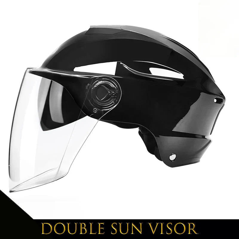 Unisex Half Face Motorcycle Helmet