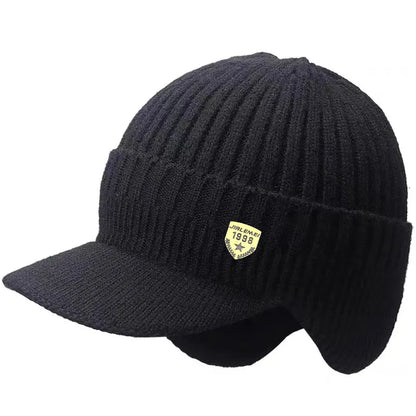 Men's Winter Knitted Ear Protection Hat