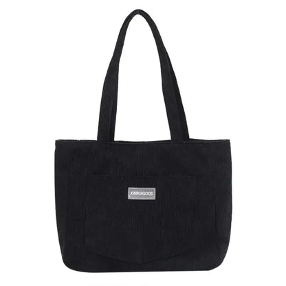 Large Corduroy Tote Bag