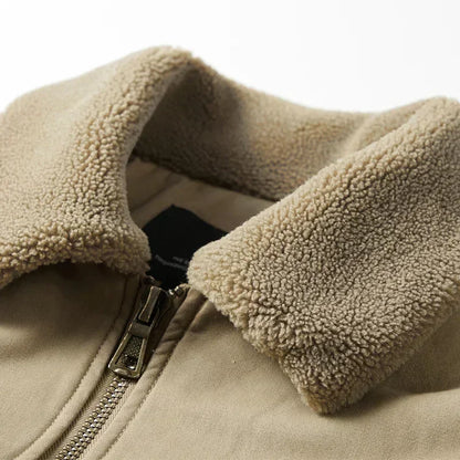 Men's Wool Collar Jacket