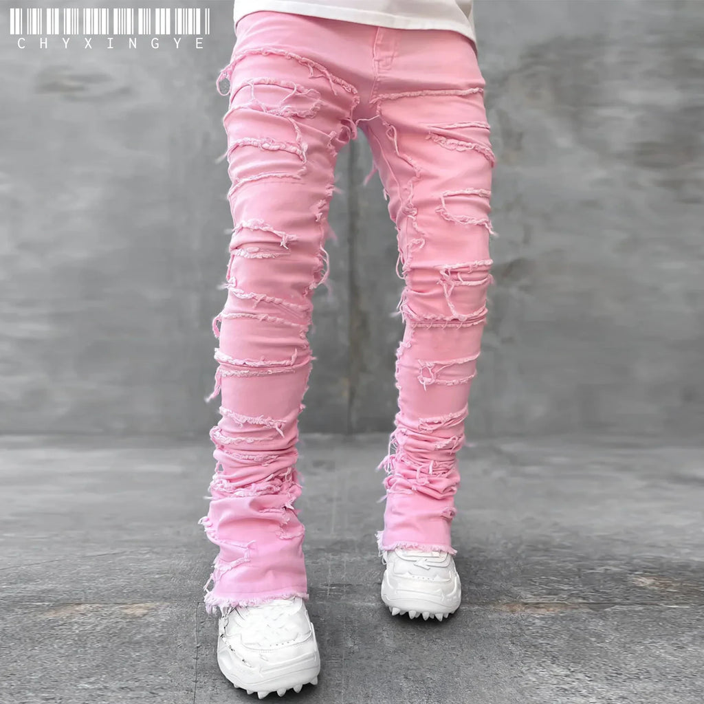 Regular Fit Stacked Denim