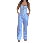 Professional High-Waist Office Lady Jumpsuit