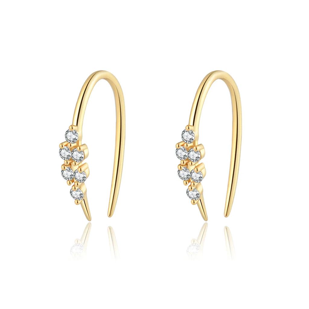 Sterling Silver Huggie Earrings