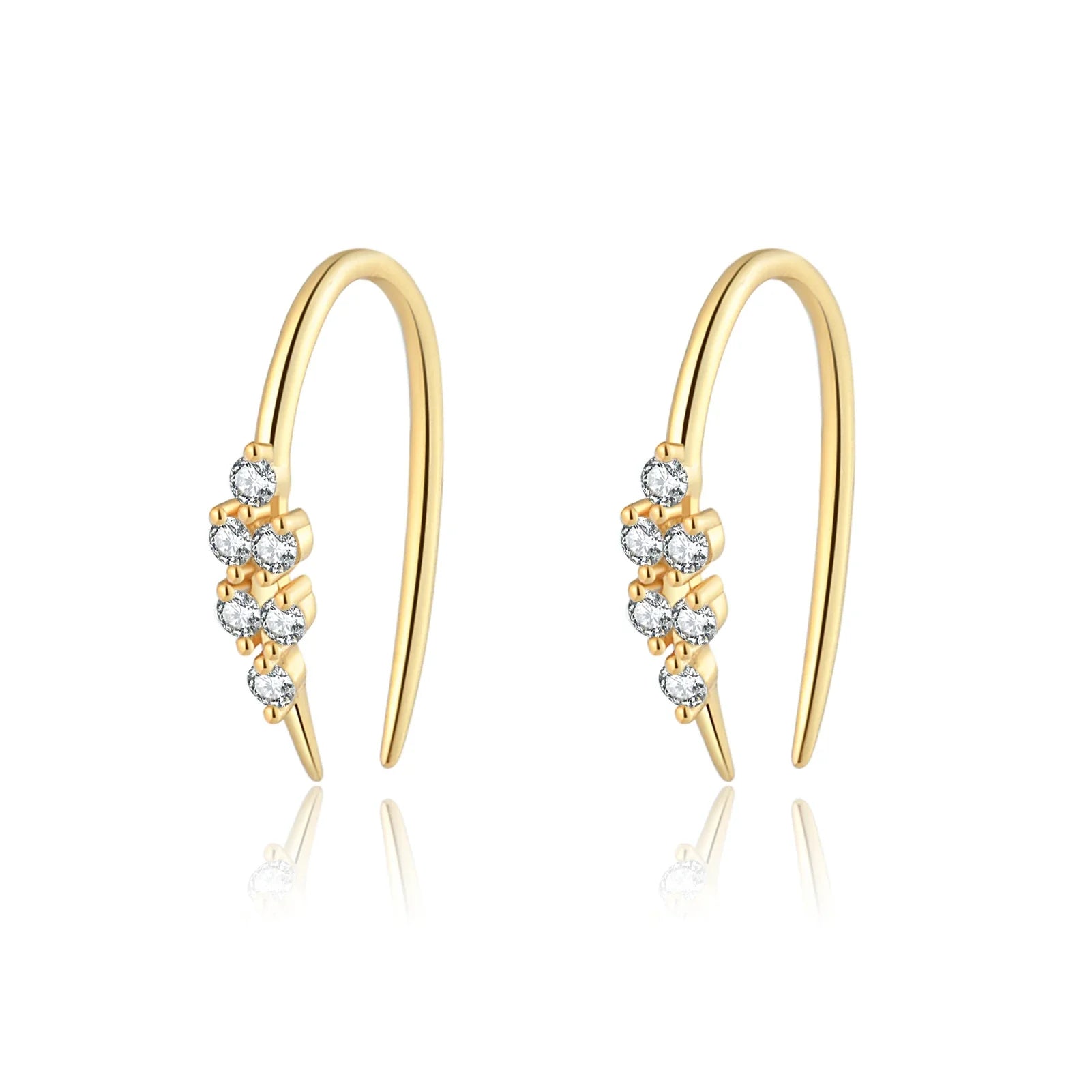 Sterling Silver Huggie Earrings