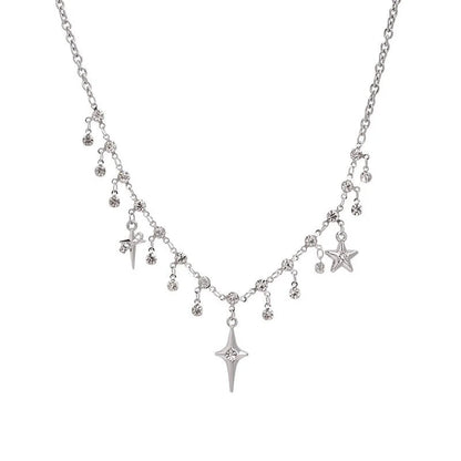Crystal Cross Pendant Necklace