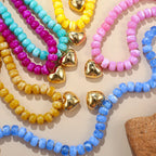 Boho Beaded Heart Necklace