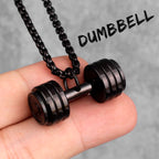 Metal Town Dumbbell Necklace