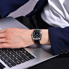 RollsTimi Oval Leather Quartz Watch