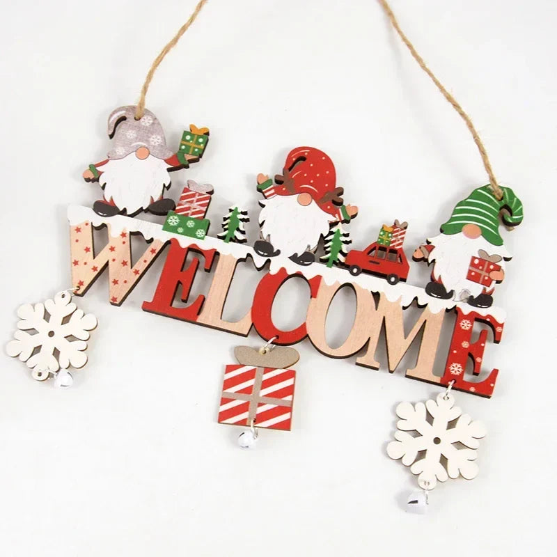 Wooden Hanging Christmas Decor