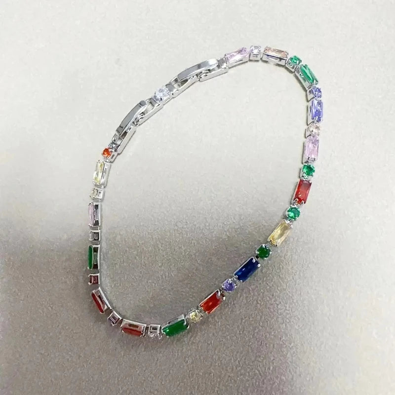 Zircon Sterling Silver Bracelet