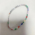 Zircon Sterling Silver Bracelet