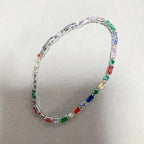 Zircon Sterling Silver Bracelet