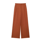 High Waist Straight Casual Pants