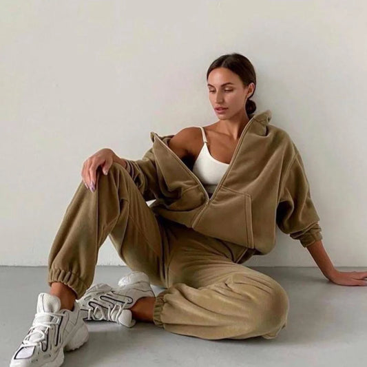 Hooded Tracksuit Set