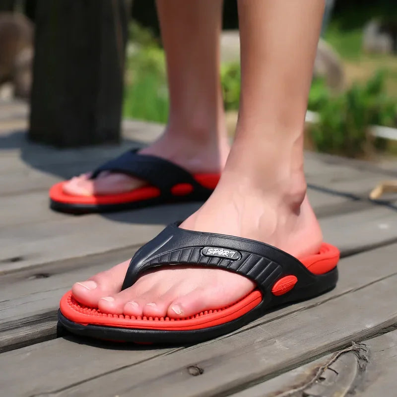 Massage Granule Beach Flip-Flops