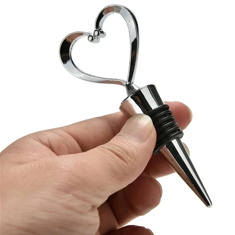 Heart-Shaped Wine Stopper