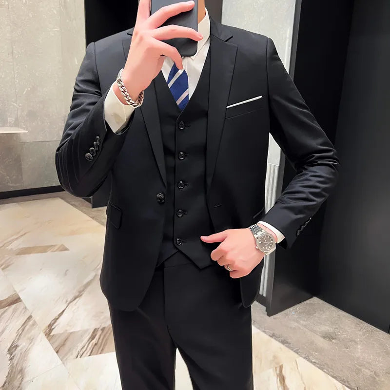 Three-Piece England-Style Banquet Suit