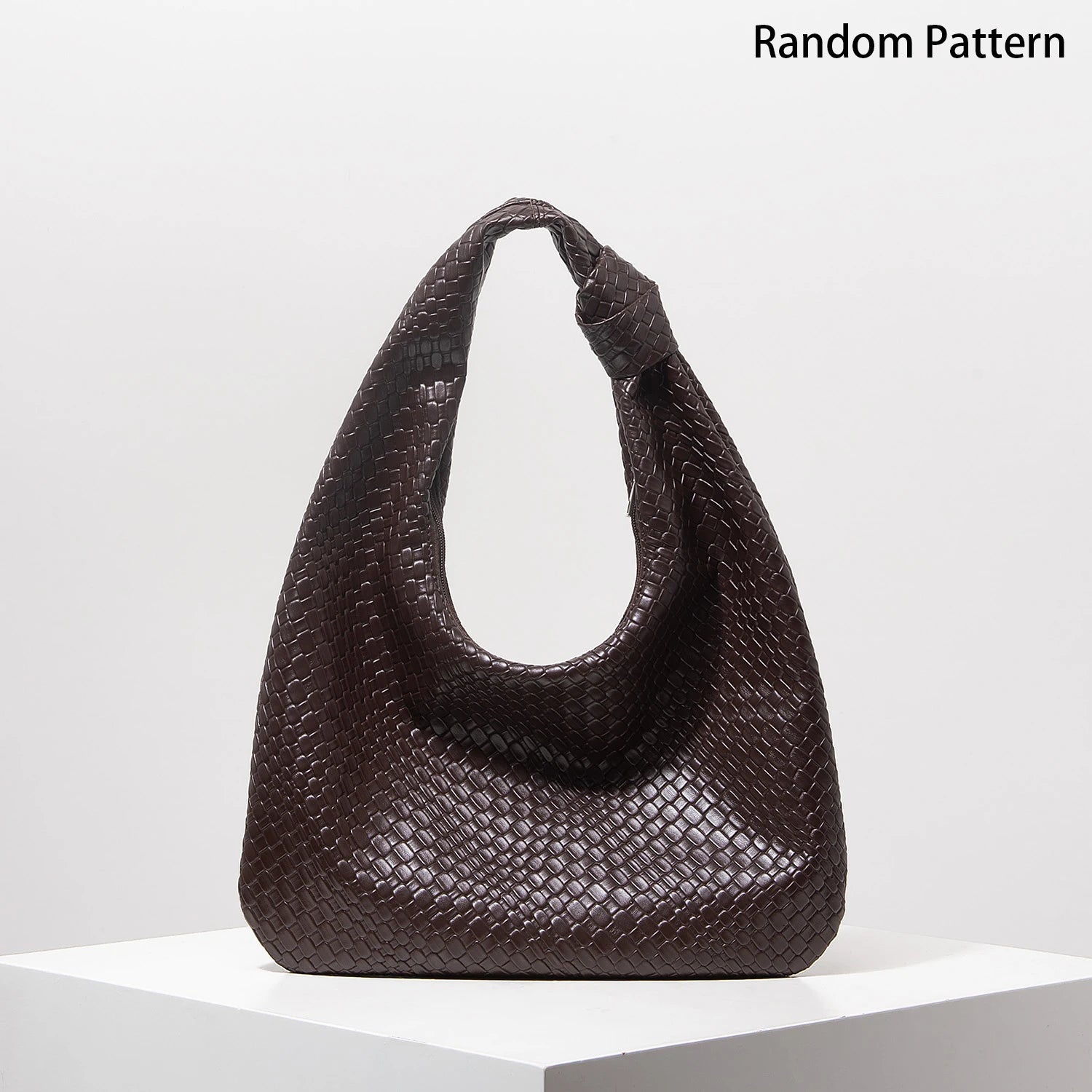 PU Half Moon Shoulder Bag