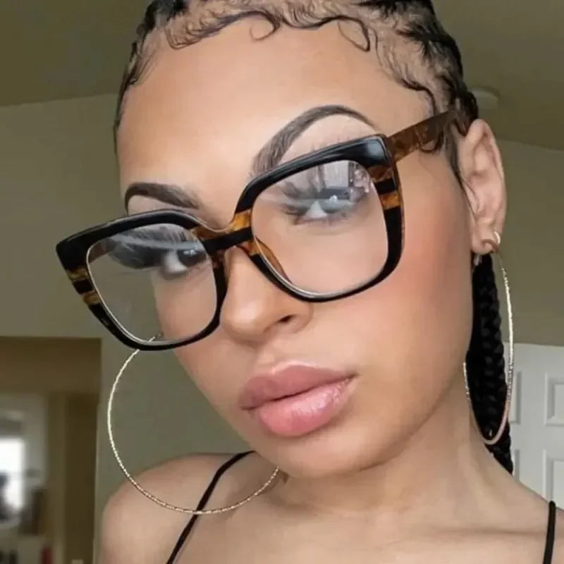 Retro Square Blue Light Glasses