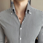 Striped Formal Business Shirt