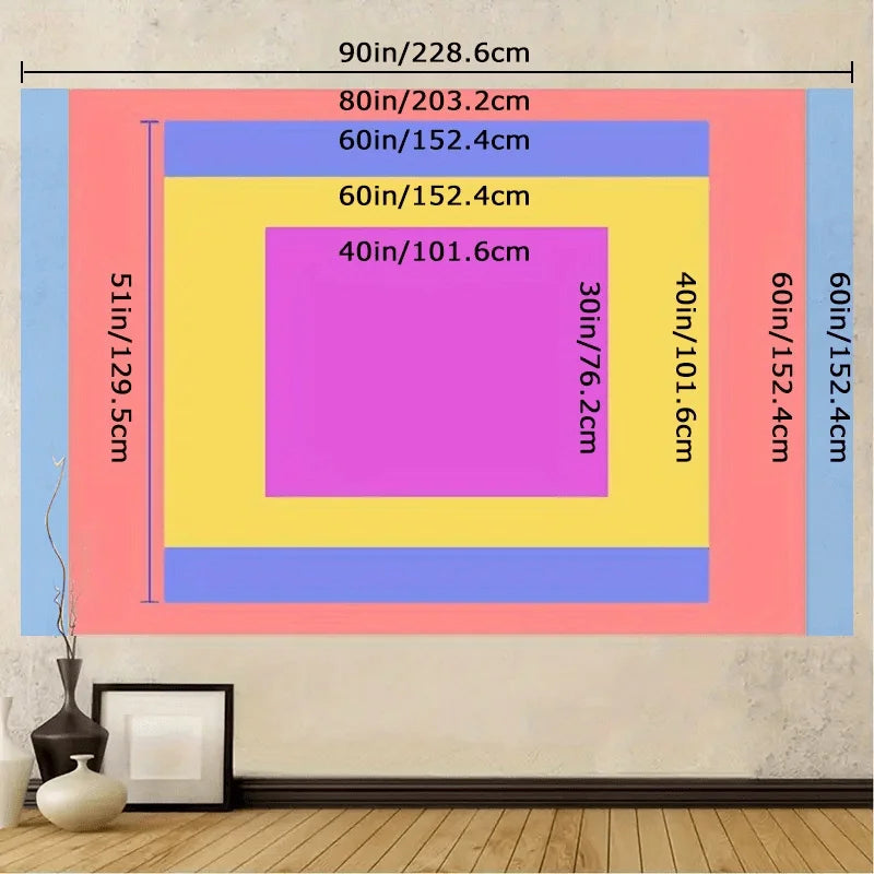 3D Ghost Phantom Wall Tapestry
