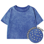 Knit Solid Crew Neck True-To-Size Fit Crop Top