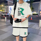 Letter Print Youth Sportswear Set