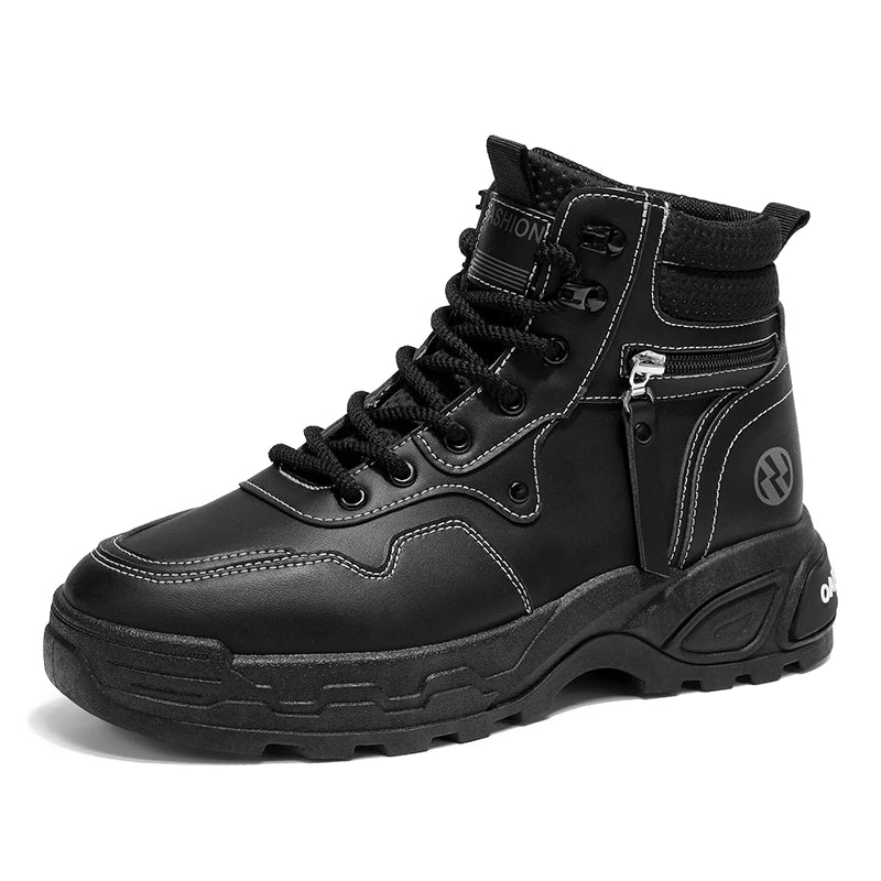 Soft-Sole High-Top Leisure Boots