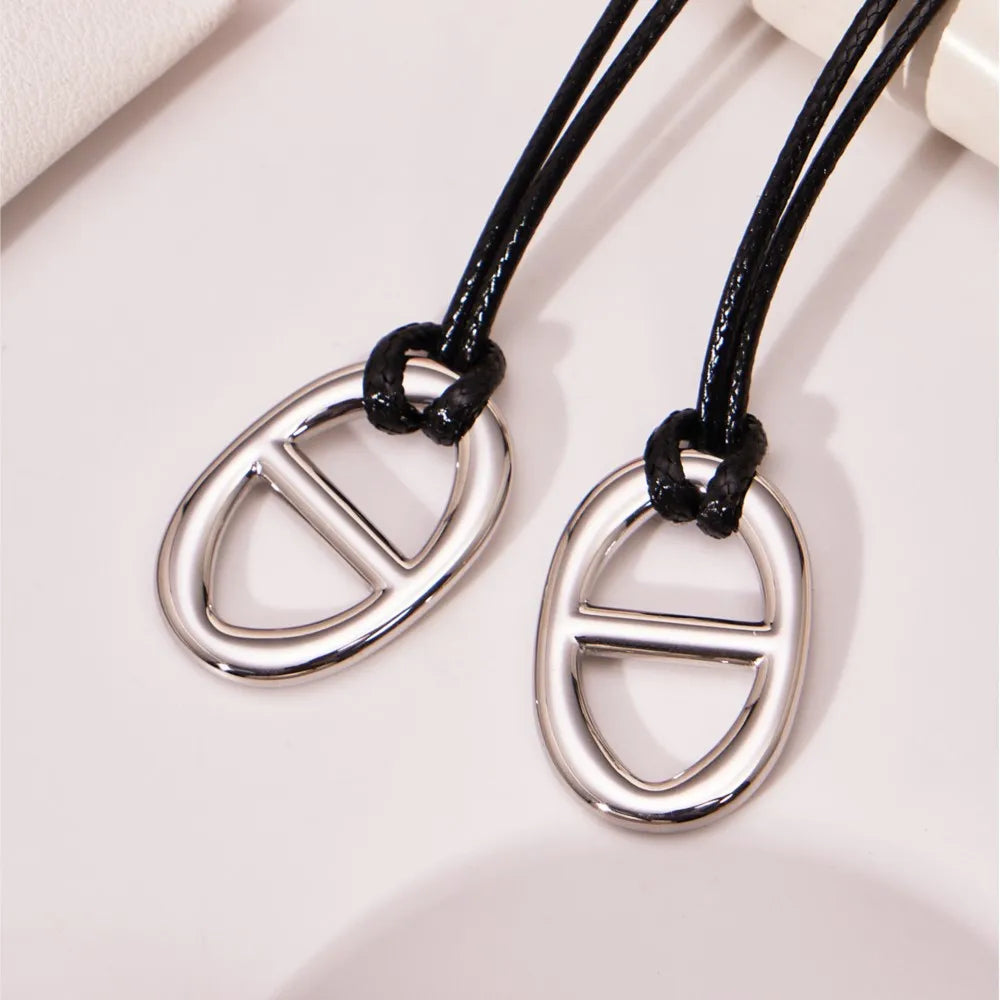 Letter Rope Chain Necklace