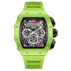 ONOLA Tonneau Silicone Quartz Watch