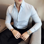 Striped Formal Business Shirt