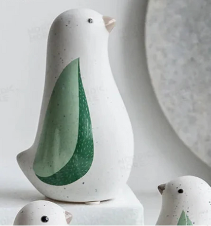Cute Birds Ceramic Ornaments