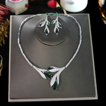 Tulip Crystal Bridal Jewelry Set