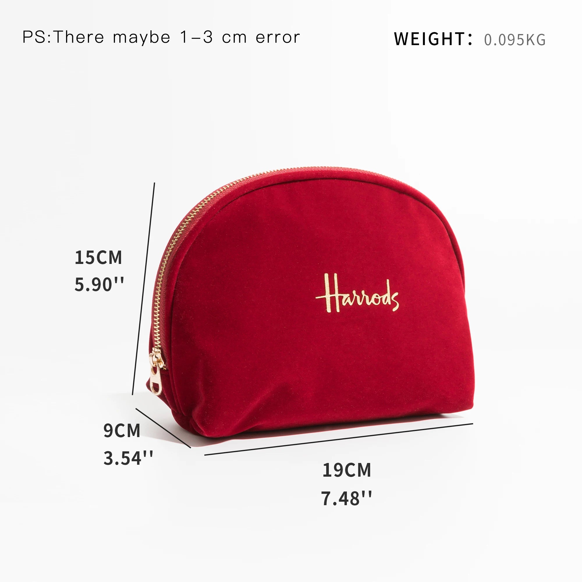 Velvet Letter Clutch