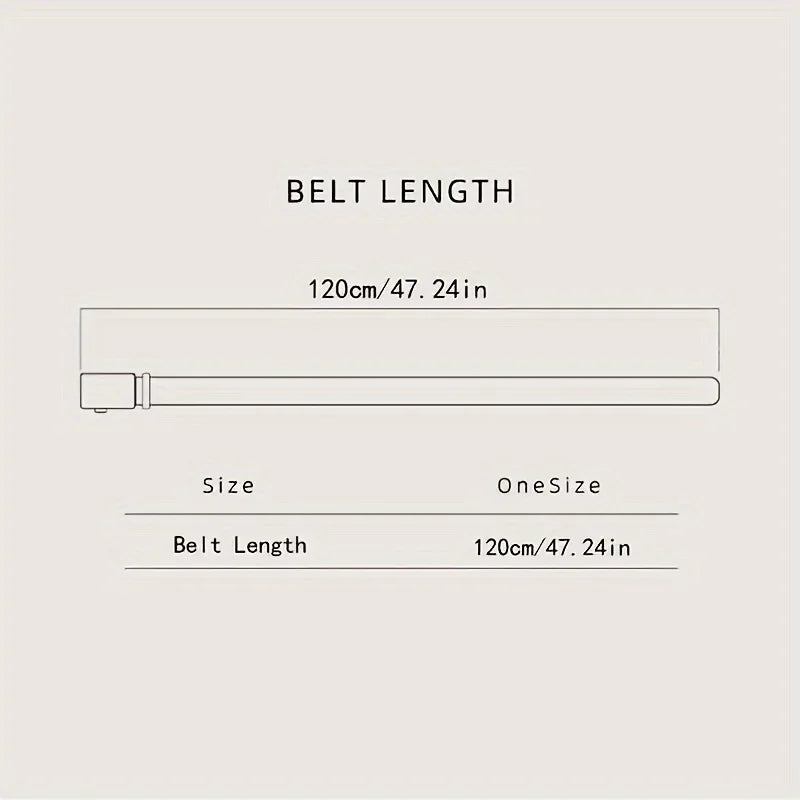 Men’s Automatic Buckle Leather Belt