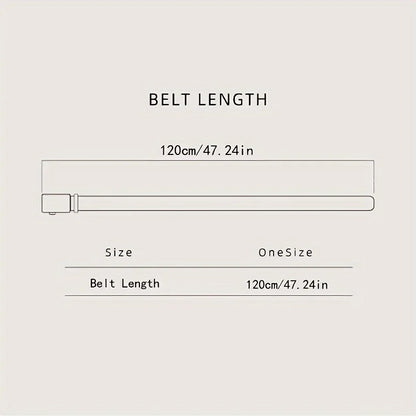 Men’s Automatic Buckle Leather Belt