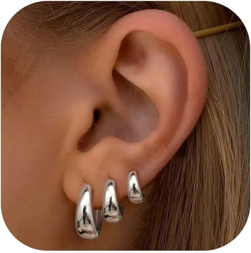 Classic Round Hoop Earrings