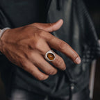 Mprainbow Tiger Eye Ring