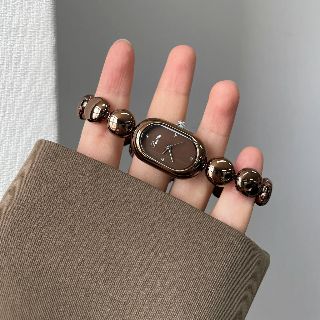 Oval Steel Watch