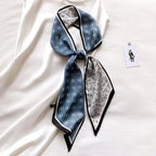Graphic Ribbon Long Strip Scarf