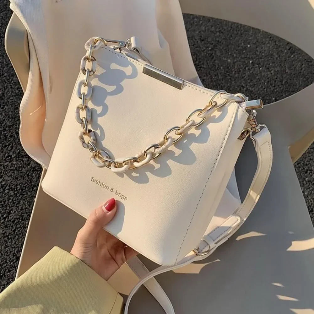 Women's Leather Chain Bag